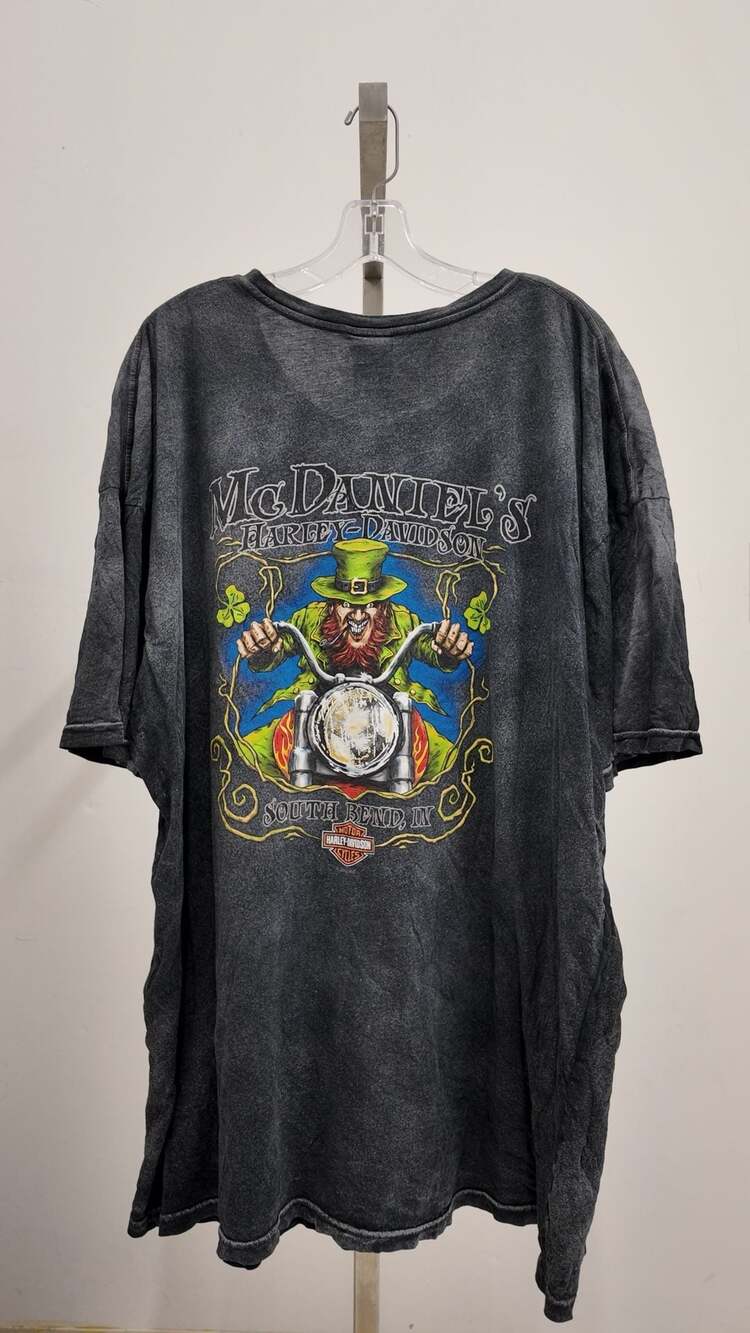Harley-Davidson South Bend In “Mcdaniel’s” Leprechaun At-Shirt View 3